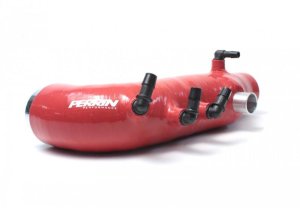 Subaru WRX Turbo Inlet Hose - Perrin Performance - Red - `08-`14